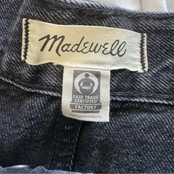 Madewell Black Super Wide Leg Jeans size 29 - Picture 7 of 9
